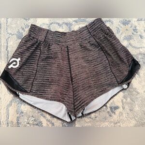 lululemon athletica Black and White Women's Shorts